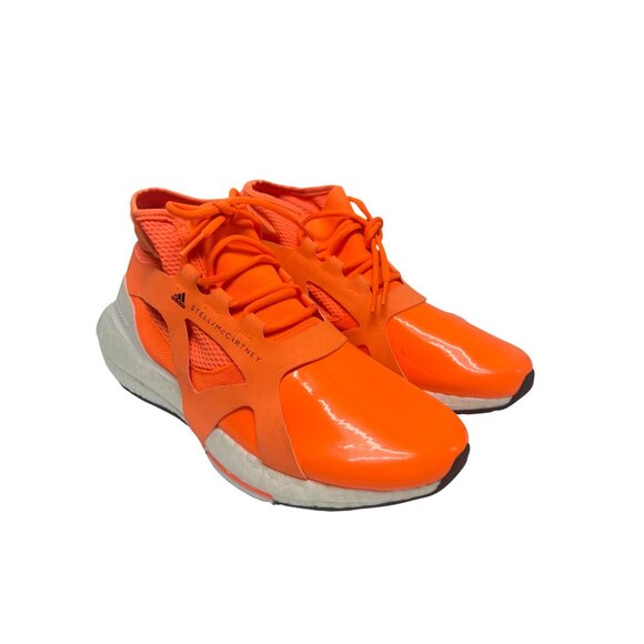 Adidas Bright Orange Stella McCartney Ultraboost 21 Running Shoes - Picture 3 of 11